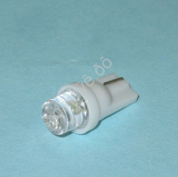 Светодиод 12V T10 W2,1x9,5D CONE WHITE "Маяк" /10