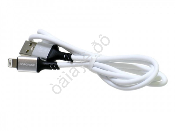 Дата-кабель Lightning Borofone BX83 1м 2.4А white Дата-кабель Lightning Borofone BX83 1м 2.4А white