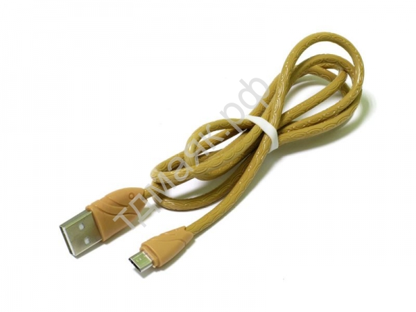 USB кабель  MicroUSB  М5  (1Ам) греческий