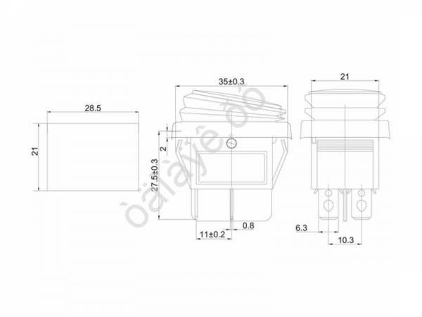 Выключатель клавишный 250V 15А (4с) ON-OFF зеленый с подсветкой ВЛАГОЗАЩИТА (RWB-507) REXANT Выключатель клавишный 250V 15А (4с) ON-OFF зеленый с подсветкой ВЛАГОЗАЩИТА (RWB-507) REXANT