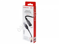 Дата-кабель универ. Lightning USB / Iphone 1 м, 2,4А, черный BX54 Borofone