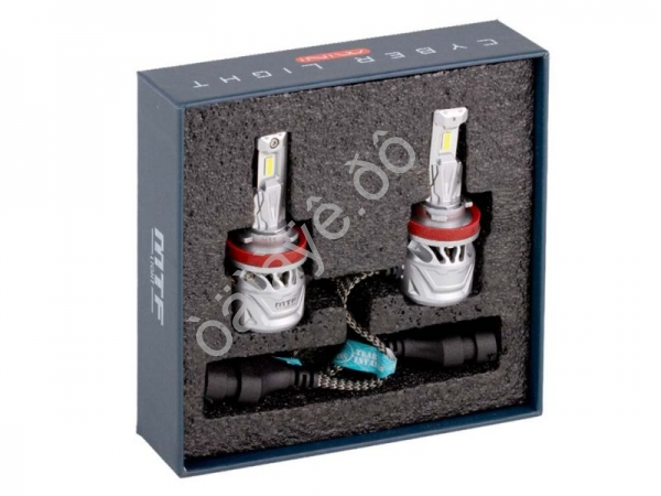 Светодиодные лампы MTF Light серия CYBER LIGHT MINI H11/8/9/16, 12V, 45W, 3750LM, 6000K, кулер, к-т