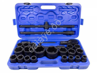 Набор инструментов ударных 26пр, 3/4" 1" (6гр.)(17,19,22,24,27,30,32,33,34,35,36,36-12гр,38,41,46,50 Forsage Набор инструментов ударных 26пр, 3/4" 1" (6гр.)(17,19,22,24,27,30,32,33,34,35,36,36-12гр,38,41,46,50 Forsage