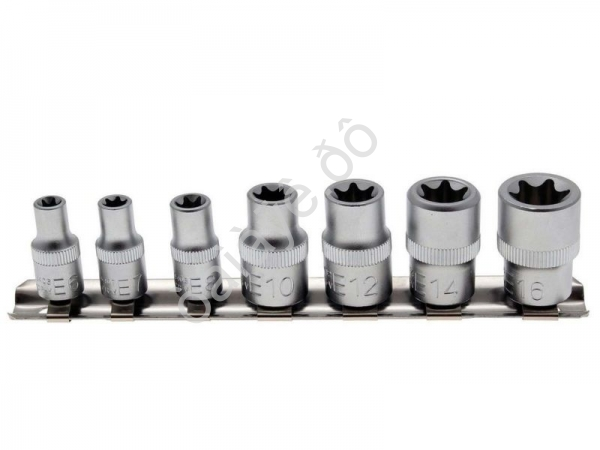 F3074 3/8" 1/4" Набор головок-звёздочек 7предм. /1/80 F3074 3/8" 1/4" Набор головок-звёздочек 7предм. /1/80