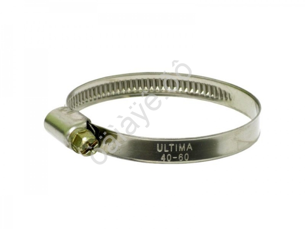 Хомут  40 - 60 мм"Ultima" нерж. (50шт-пакет) /50/500