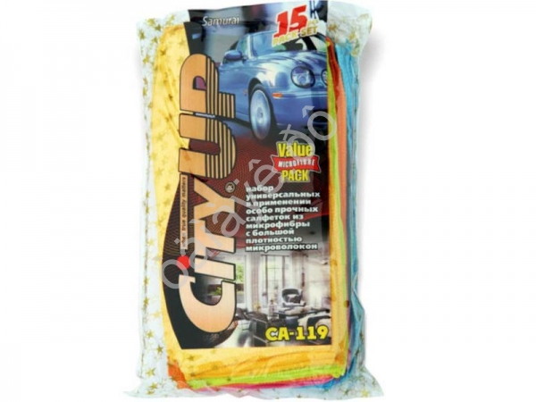 Салфетка Микро-Фибра СА-119 "Самурай" 30*30см (1 упак.-15шт) (825) /1/30 Салфетка Микро-Фибра СА-119 "Самурай" 30*30см (1 упак.-15шт) (825) /1/30