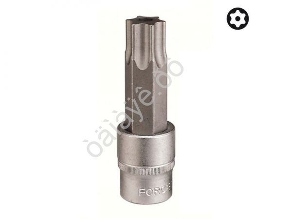 F347100100 Головка бита 1/2" TORX с отв.Т-100Н, L=100мм /1/10 F347100100 Головка бита 1/2" TORX с отв.Т-100Н, L=100мм /1/10