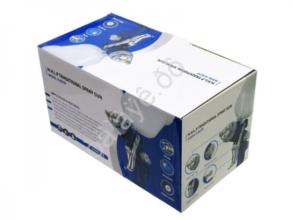 Краскопульт в/б HVLP (H-827) 1.4mm /п-240мм /3,5bar /70-99л-м