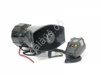 Сирена с микрофоном, 3-тональная, 12В МТ 1/30_