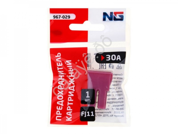 Предохранитель картриджный 1шт., 30A, FJ11 NG 1/25 Предохранитель картриджный 1шт., 30A, FJ11 NG 1/25