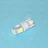 Светодиод 12V T10 4SMD (5050) W2,1x9,5D WHITE "Маяк"