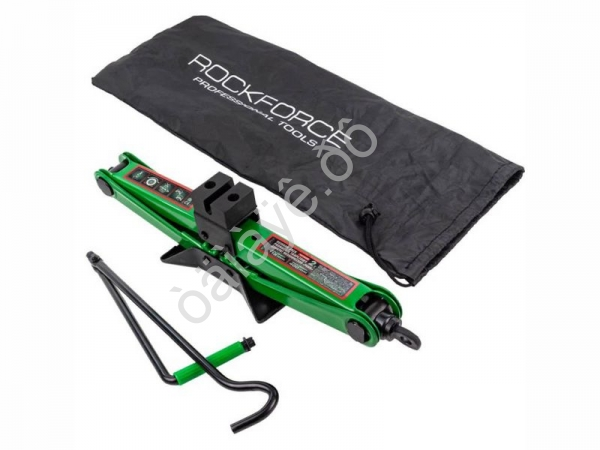 Домкрат механический "ромб" 2т RockFORCE