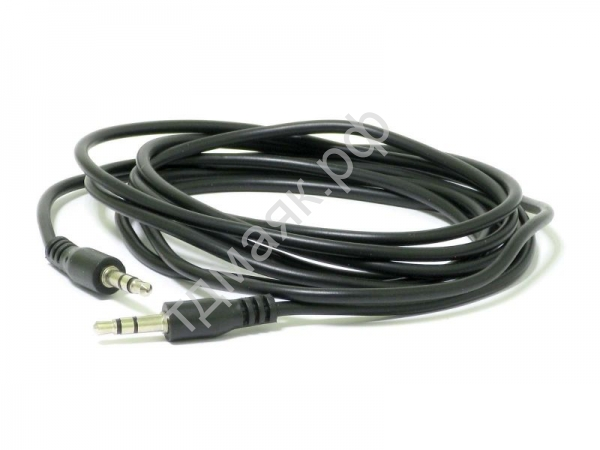 Аудио кабель AUX 3,5мм прямой силиконовый 2м