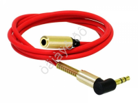 Аудио кабель AUX 3,5мм 1м угловой M2-0704