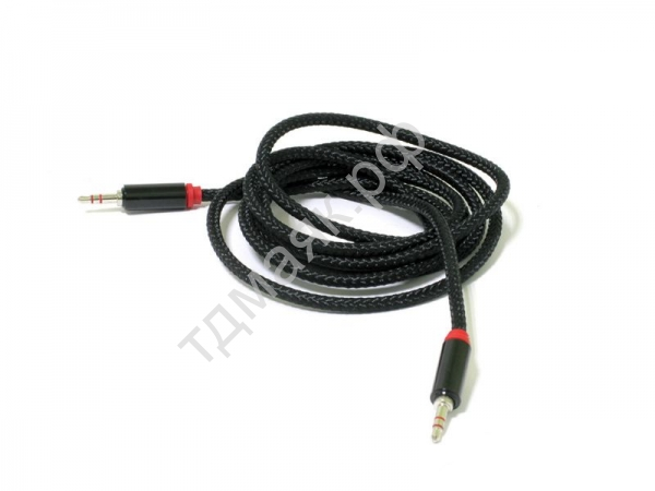 Аудио кабель AUX 3,5мм вязаный 2м