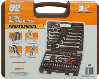 Набор инструментов  82пр.  OMBRA 1/2" 4-32,комб.кл. 8-22мм, /1/4