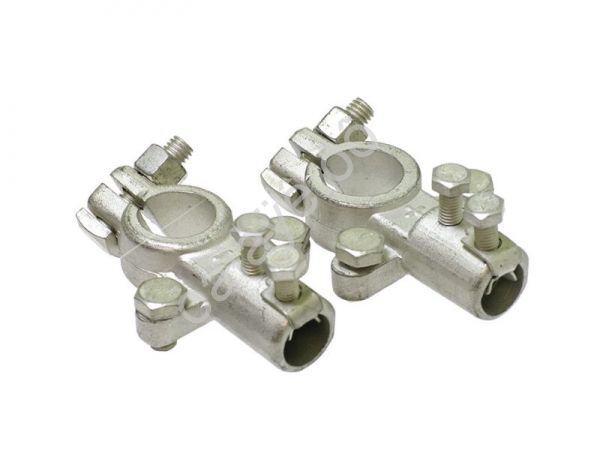 Клеммы аккумуляторные ЕВРО-10 белая/12/120