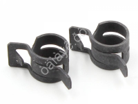 Хомут 14х12 пружинный черный для патрубков и шлангов "Маяк" (2шт.) МАЯК