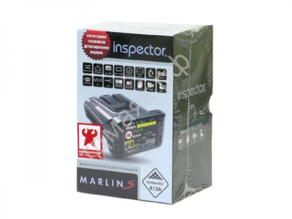 Антирадар-видеорегистратор INSPECTOR MARLIN Full HD GPS