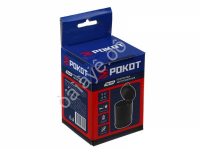 Пепельница автомобильная, 95х65 мм, пластмасса РОКОТ