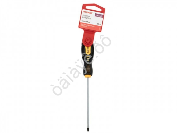 Отвертка шлицевая "REXANT" SL 3х100мм Отвертка шлицевая "REXANT" SL 3х100мм