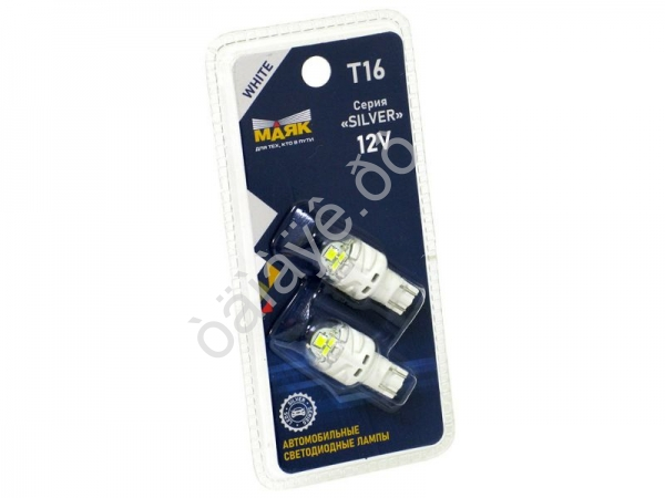Светодиод 12V T16 6SMD(2835) W2.1x9.5d WHITE SILVER SL09 Светодиод 12V T16 6SMD(2835) W2.1x9.5d WHITE SILVER SL09