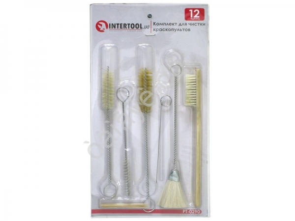 Комплект для чистки краскопультов 12пр.