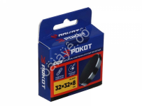 Держатель телефона круглый, магнитный, на панель, РОКОТ