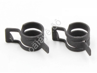Хомут 16х12 пружинный черный для патрубков и шлангов "Маяк" (2шт.) МАЯК