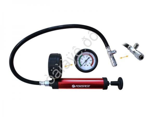 Насос ручной с манометром для тестирования герметичности систем охлаждения(0-2,5bar) Forsage
