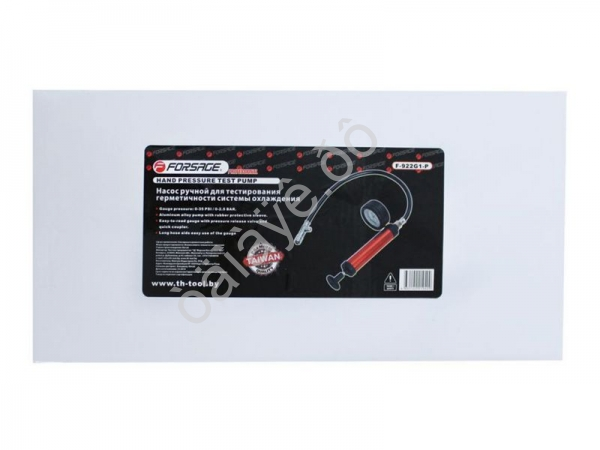 Насос ручной с манометром для тестирования герметичности систем охлаждения(0-2,5bar) Forsage