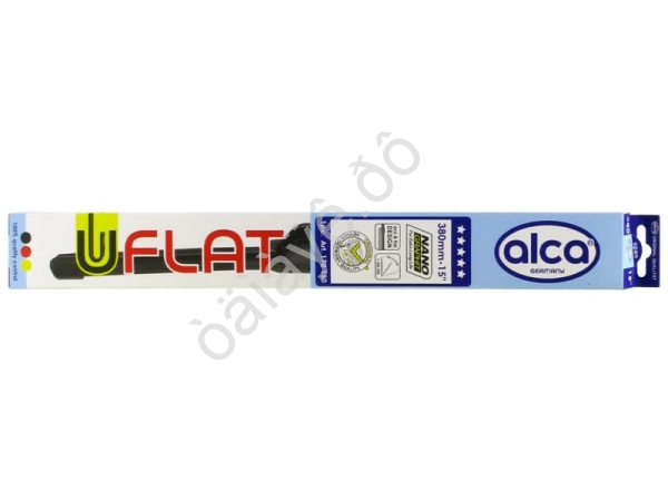 Щетка стеклоочистителя 38см бескаркасная U-FLAT "ALCA" Щетка стеклоочистителя 38см бескаркасная U-FLAT "ALCA"