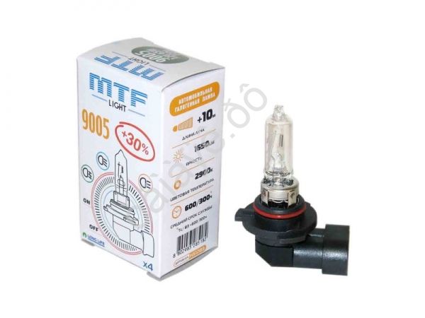Лампа MTF HB3 12V65W Standart+30% 2900K (Корея)