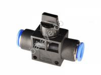 Фитинг с краном PU Ø06-06 мм