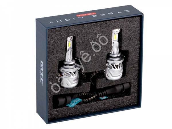 Светодиодные лампы MTF Light серия CYBER LIGHT MINI HB4(9006), 12V, 45W, 3750LM, 6000K, кулер, к-т