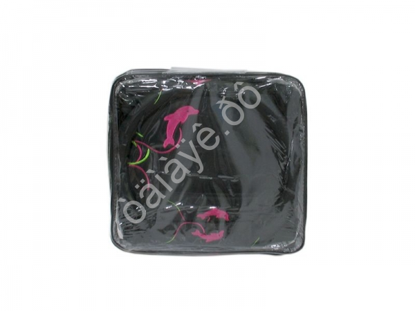 Чехлы на сиденья 12пр., черные+цветной узор М5, Flower series /1/10_ Чехлы на сиденья 12пр., черные+цветной узор М5, Flower series /1/10_