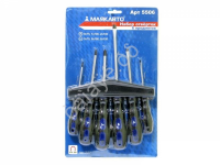 Набор отверток 6 предм. блистер МАЯКАВТО™/1/10/20_