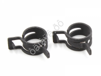 Хомут 20х12 пружинный черный для патрубков и шлангов "Маяк" (2шт.) МАЯК