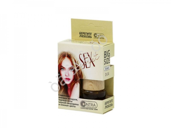 Освежитель воздуха  D-14  Contra бут 8 мл. "SEX SECRET" (Миндаль, черная смородина и цветы)