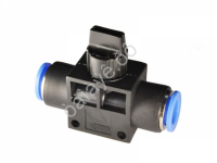 Фитинг с краном PU Ø08-08 мм