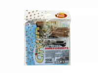 Салфетка Микро-Фибра СА-130  30*30см в индивидуал. упак. /1/200