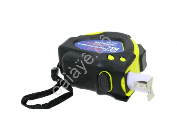 Рулетка 7м,25мм с автостопом Ultra,МАЯКАВТО™ 1/120_