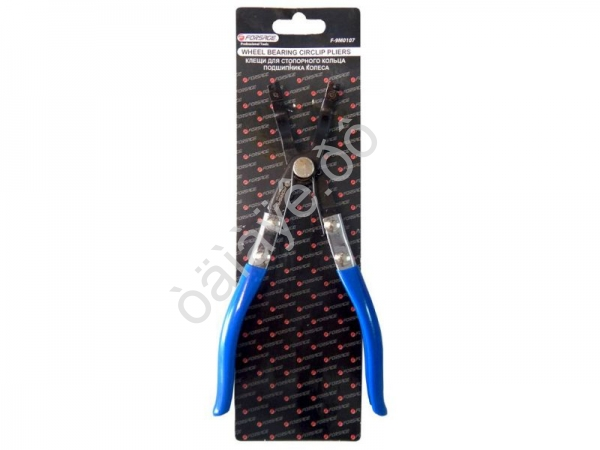 Клещи для снятия и установки стопорных колец без проушин, в блистере Forsage