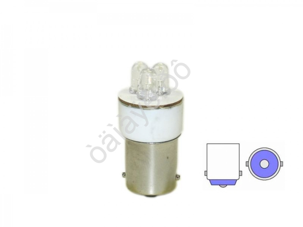 Светодиод 24V T15 3LED BA15S WHITE "Маяк"/10 Светодиод 24V T15 3LED BA15S WHITE "Маяк"/10