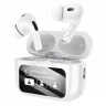 Наушники беспроводные вакуумные с сенсорным дисплеем, белые HOCO EW72 (14шт в уп) Hoco