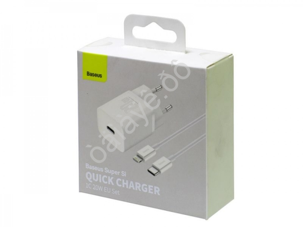 СЗУ 220В, цвет БЕЛЫЙ, TYPE-C Baseus СЗУ 220В, цвет БЕЛЫЙ, TYPE-C Baseus