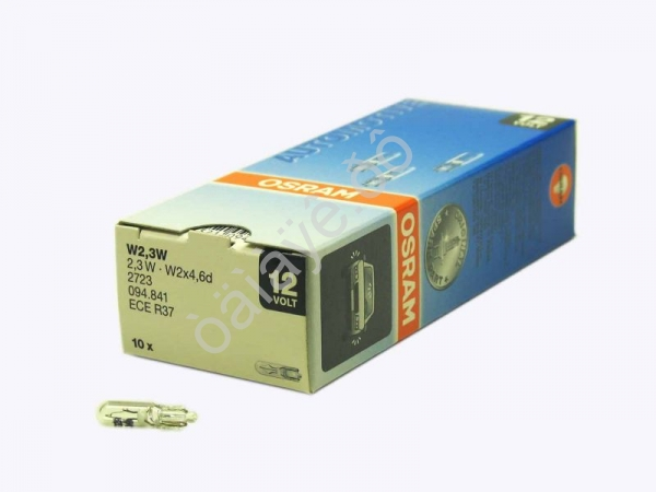 Лампа Osram W12-2,3W (W2*4.6d) 2723/10 Лампа Osram W12-2,3W (W2*4.6d) 2723/10
