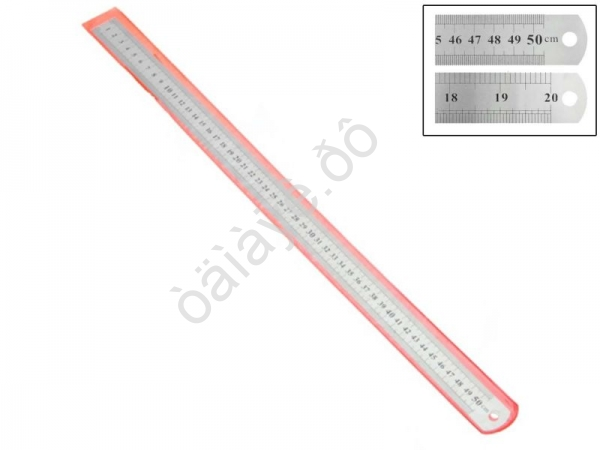 Линейка железная 50см Линейка железная 50см