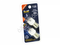 Светодиод 12V T25 6SMD(2835) BA15s ORANGE SILVER SL14