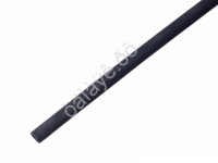 Термоусадочная трубка клеевая 12мм REXANT черная  (10м)  /1/15